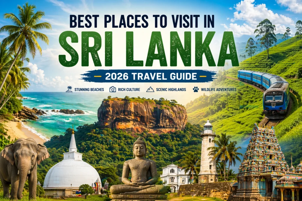 best places to visit in sri lanka 2026 travel guide sigiriya beach train landscape